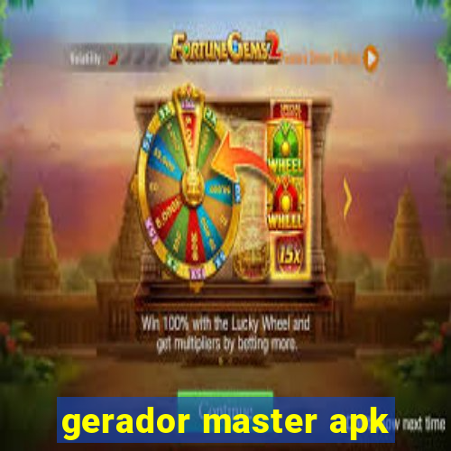 gerador master apk